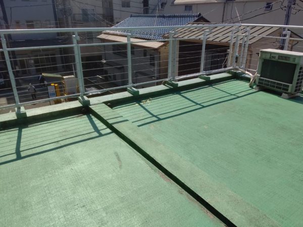 川崎市で屋上の防水工事を行いました
