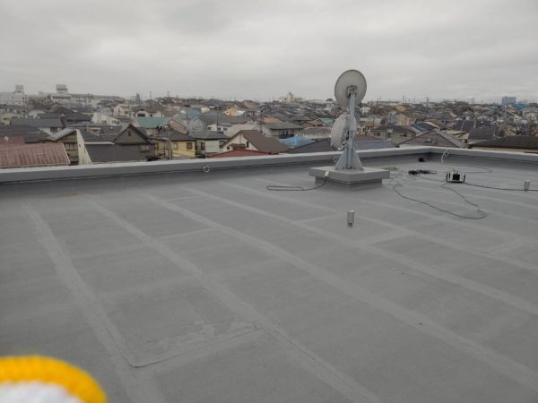 町田市で屋上の防水工事を行いました
